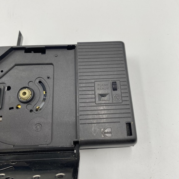 Vintage Kodak Disc 3600 Camera USA Made 1980s Disc Film Point Shoot Flash Tested - Picture 11 of 12